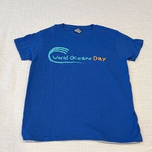 World Oceans Day Royal Blue T-Shirt